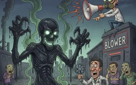 Air Limbah Masih Hitam dan Bau Busuk