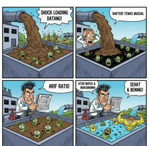 Bakteri IPAL Lo Mati Mulu? Cek Rasio F/M