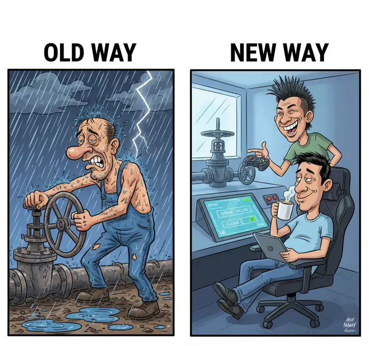 Masih Puter Valve Manual Kayak Kuli? Kuno!