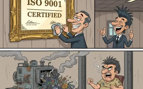 Produk Cacat Mulu? ISO 9001 Lo Pajangan