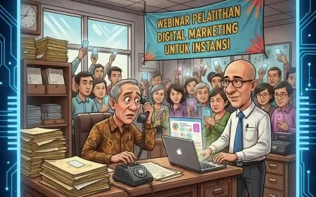 Webinar pelatihan digital marketing untuk instansi