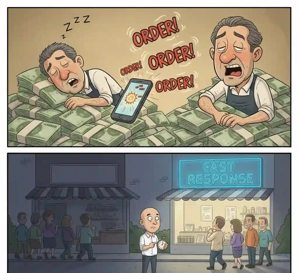 Slow Respon Chat = Hilang Omzet: Dampak Fatal Mengabaikan Calon Pembeli di 5 Menit Pertama