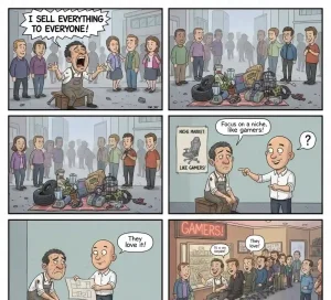 Jualan ke Semua Orang? Ini Bahaya Tidak Menentukan Niche 