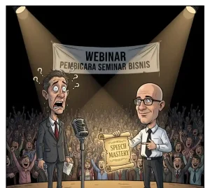 Webinar Pembicara Seminar Bisnis: Rahasia Membangun Personal Branding dan Tampil Percaya Diri di Panggung