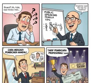 Webinar Pembicara Seminar Bisnis: Rahasia Membangun Personal Branding dan Tampil Percaya Diri di Panggung