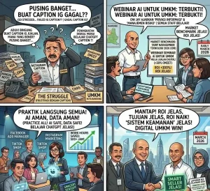 Webinar seminar AI untuk UMKM