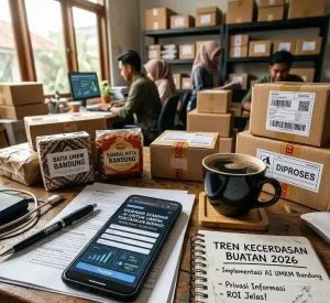 Webinar seminar AI untuk UMKM