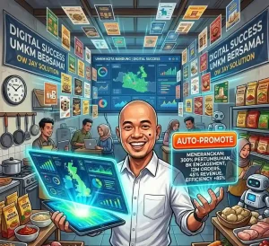 Kelas seminar AI untuk UMKM