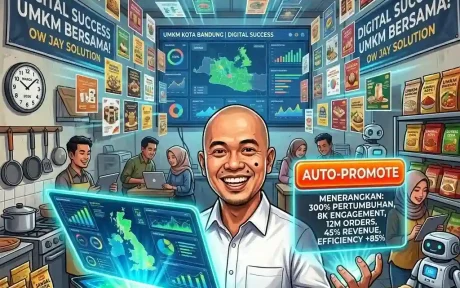 Kelas seminar AI untuk UMKM